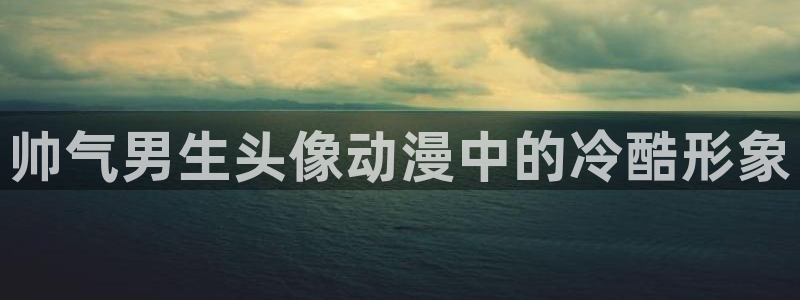 成人里番漫画在线观看：帅气男生头像动漫中的冷酷形象